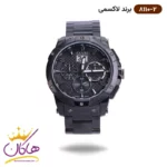 ساعت مردانه لاکسمی فلزی مشکی کرنوگراف LAXMI 8110/2