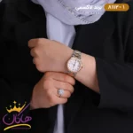 ساعت لاکسمی زنانه فلزی نقره ای رزگلد | کد  Laxmi 8112/1 - Image 4