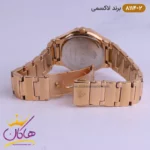 ساعت لاکسمی زنانه فلزی رزگلد نگینی 8114 - Image 4