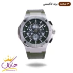 ساعت لاکسمی مردانه بند چرمی صفحه سبز LAXMI 8128/3