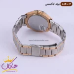 ساعت لاکسمی زنانه فلزی صفحه سفید نگین دار مدل 8140/4 - Image 5