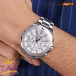 ساعت لاکسمی مردانه فلزی نقره ای کرنوگراف 8157/2 - Image 2