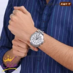 ساعت لاکسمی مردانه فلزی نقره ای کرنوگراف 8157/2 - Image 4