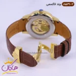 ساعت لاکسمی مردانه بند چرمی قهوه ای اتوماتیک 8531/2 - Image 5
