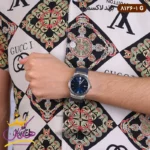 ساعت مچی ست لاکسمی بند چرمی سرمه ای 8126/1 - Image 7