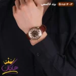 ساعت لاکسمی مردانه بند چرمی اتوماتیک 8514/3 - Image 3