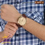 ساعت ست لاکسمی بند چرمی کرنوگراف مدل 8533 - Image 6