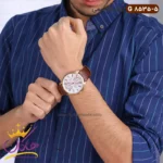 ساعت لاکسمی مردانه بند چرمی کرنوگراف G8535/5 - Image 4