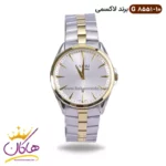 ساعت لاکسمی ست فلزی صفحه سفید مدل 8551/10 - Image 3