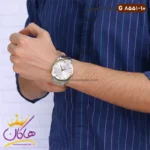 ساعت لاکسمی ست فلزی صفحه سفید مدل 8551/10 - Image 6