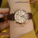 ساعت ست لاکسمی بند چرمی کرنوگراف مدل 8533 - Image 2