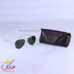 ست کیف چرم و عینک مردانه چرمسال قهوه ای 181/2 - Image 3