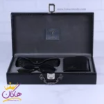 ست کیف چرم و عینک مردانه چرمسال مشکی 181/1 - Image 6