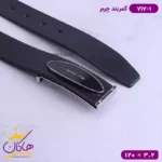 کمربند چرم مردانه مشکی کوچک کد 717/1 - Image 2