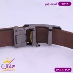 کمربند چرم مردانه قهوه‌ ای کد 717/9 - Image 4