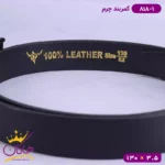 کمربند چرم مردانه مشکی کد 818/1 - Image 3
