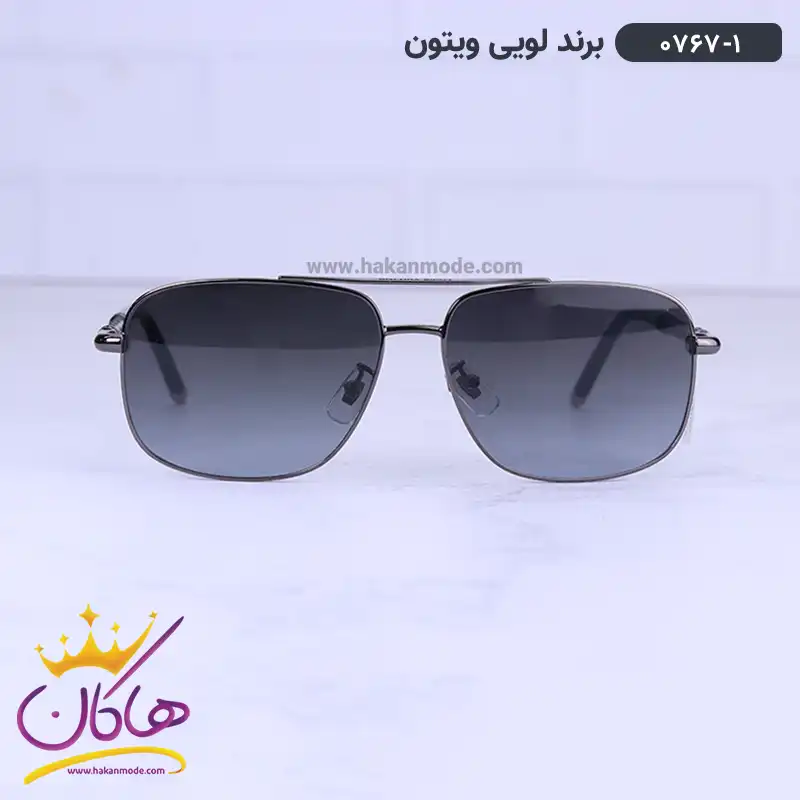 louis-vuitton-sunglasses-code-0767.11.webp عینک آفتابی لویی ویتون مردانه فلزی 0767/1 - Image 1