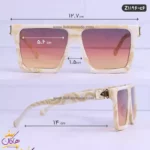 عینک اورجینال لویی ویتون سفید استیت کدlouis vuitton  Z1196 - Image 2