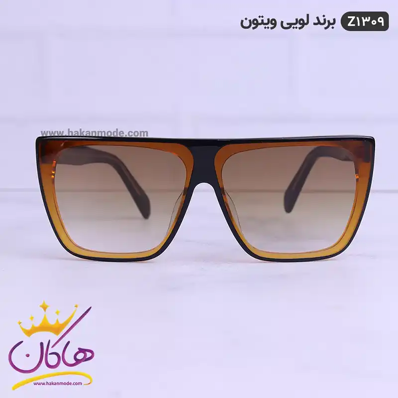 louis-vuitton-sunglasses-code-Z13091.webp عینک اورجینال لویی ویتون قهوه ای استیت کد louis vuitton | Z1309 - Image 1