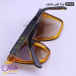 عینک اورجینال لویی ویتون قهوه ای استیت کد louis vuitton | Z1309 - Image 3