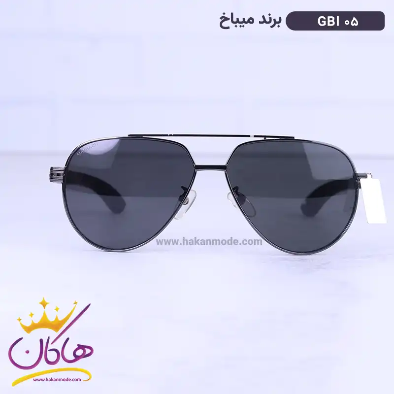 maybach-sunglasses-code-GBI-051.webp عینک آفتابی میباخ مردانه خلبانی مشکی GBI 05 - Image 1
