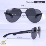 عینک آفتابی میباخ مردانه خلبانی مشکی GBI 05 - Image 2