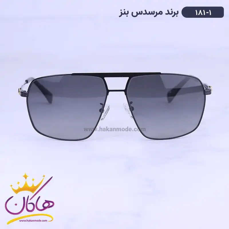 mercedes-benz-sunglasses-code-181.11.webp عینک آفتابی مرسدس بنز مردانه فلزی پلاریزه 181/1 - Image 1