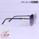 عینک اورجینال خلبانی مونت بلانک طلایی سورمه ای کد 702 Mont Blanc - Image 8