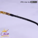 عینک اورجینال خلبانی مونت بلانک طلایی سورمه ای کد 702 Mont Blanc - Image 6