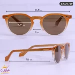 عینک آفتابی موسکات قهوه ای 58868 - Image 2