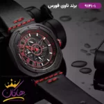 ساعت مردانه نیوی فورس بند چرم قاب مربع فول دیت 9141/1 - Image 3