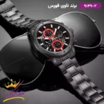 ساعت مردانه نیوی فورس فلزی مشکی قرمز فول دیت 9149/2 - Image 4