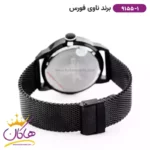 ساعت مردانه نیوی فورس بند فلزی مشکی حصیری 9155/1 - Image 5