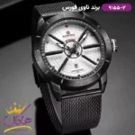 ساعت مردانه نیوی فورس فلزی مشکی صفحه سفید 9155/2 - Image 2