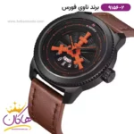 ساعت مردانه نیوی فورس بند چرم قهوه ای قاب مشکی 9156/2 - Image 2