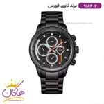 ساعت مچی مردانه نیوی فورس فلزی مشکی فول دیت 9184/2