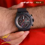 ساعت نیوی فورس مردانه فلزی مشکی فول دیت کد 9110/3 - Image 2