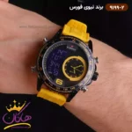 ساعت مردانه نیوی فورس دو زمانه زرد بند رابر 9199 - Image 2