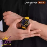 ساعت مردانه نیوی فورس دو زمانه زرد بند رابر 9199 - Image 4