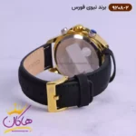 ساعت مچی نیوی فورس دو زمانه مشکی قاب طلایی 9208 - Image 3