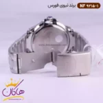 ساعت نیوی فورس مردانه فلزی نقره ای صفحه سفید 9215/1 - Image 4