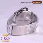 ساعت نیوی فورس مردانه فلزی نقره ای صفحه سفید 9215/1 - Image 3