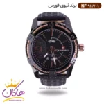 ساعت نیوی فورس مردانه بند چرمی مشکی کد 9117/1