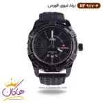 ساعت نیوی فورس مردانه بند چرمی مشکی کد 9117/4