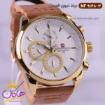 ساعت نیوی فورس مردانه بند چرمی فول تایم 9148/3 - Image 2