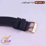 ساعت نیوی فورس مردانه بند چرمی صفحه آبی فول دیت 9148/5 - Image 4