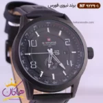 ساعت نیوی فورس مردانه بند چرمی مشکی کد 9229/1 - Image 2
