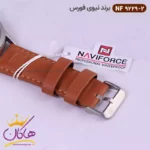 ساعت نیوی فورس مردانه بند چرمی صفحه مشکی کد 9229/2 - Image 4