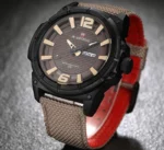 ساعت مچی زنانه نیوی فورس بند برزنت کرمی L 9066/6 - Image 3