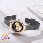 ساعت مچی زنانه نیوی فورس مشکی قاب رزگلد 5013/3 - Image 5